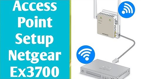 How to Setup Netgear Ex3700 Ac750 Extender As Access Point | Netgear Extender Setup In AP Mode