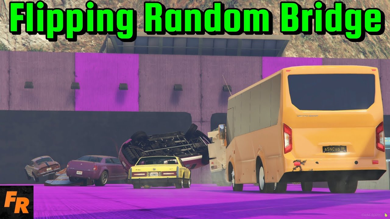 The Flipping Random Bridge! - Gta 5 Racing