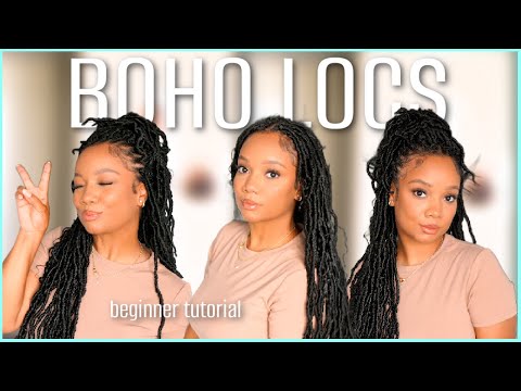 Under 60 Mins! BEST Crochet Boho Locs | Beginner-Friendly Amazon Hair | Back to School