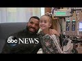 Young Drake fan speaks out for 1st time since heart transplant