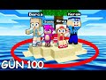 100 GÜN GİZEMLİ ADADA MAHSUR KALDIK!🌴 -Minecraft