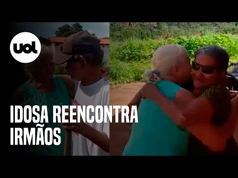 Idosa reencontra irmã gêmea que não via há 70 anos