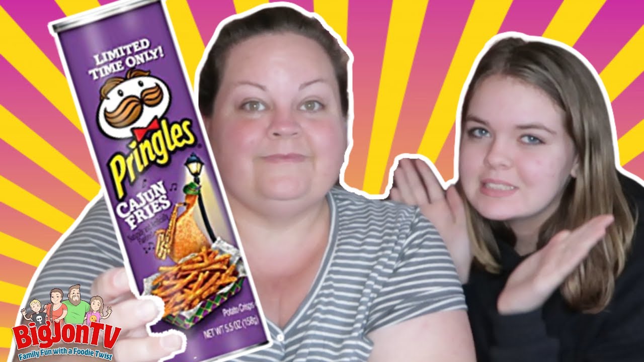 Pringles Limited Edition Cajun Fries Taste Test Tuesday YouTube