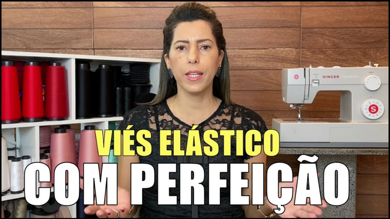 Os SEGREDOS para PASSAR o VIÉS ELÁSTICO com perfeição (na galoneira)