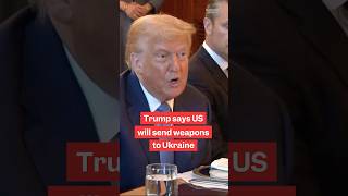 After a short pause, #Trump says the US will begin sending weapons to #Ukraine again. #putin