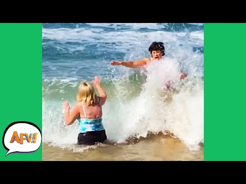 One Wave, TWO FAILS! ?? | Funny Videos | AFV 2020