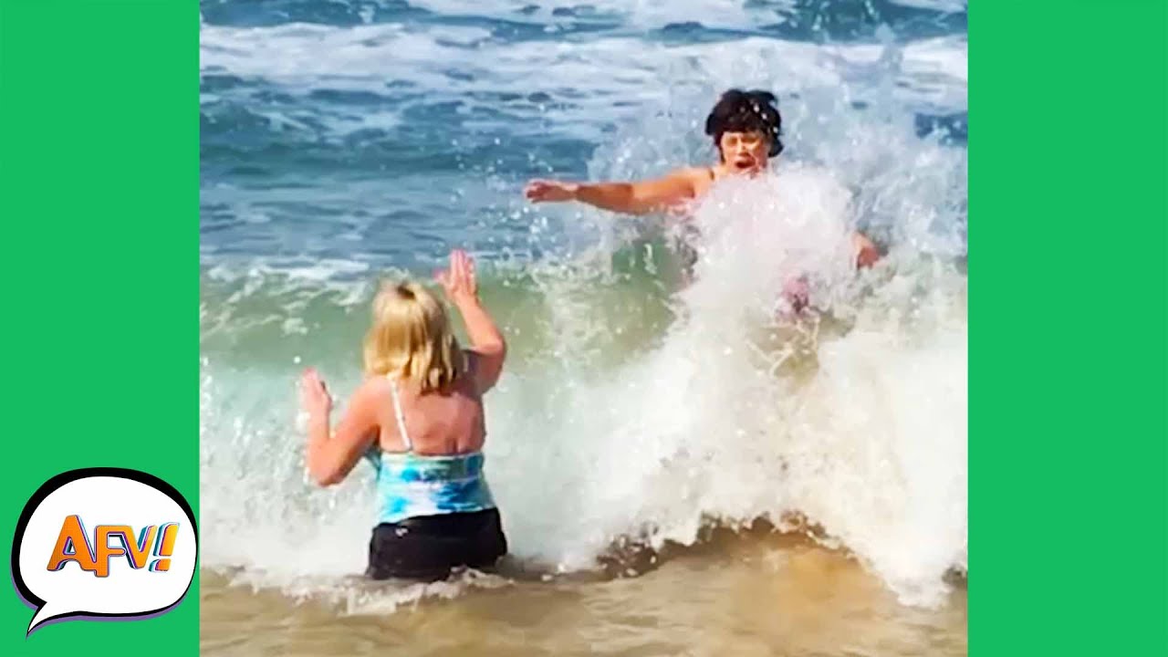 One Wave, TWO FAILS! ?? | Funny Videos | AFV 2020