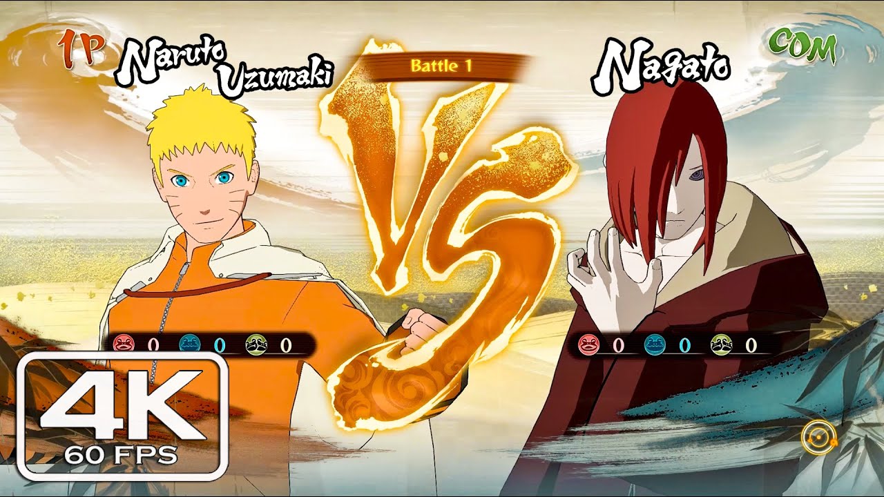 Naruto Vs Nagato Gameplay - Naruto Storm 4 Next Generations (4K 60fps