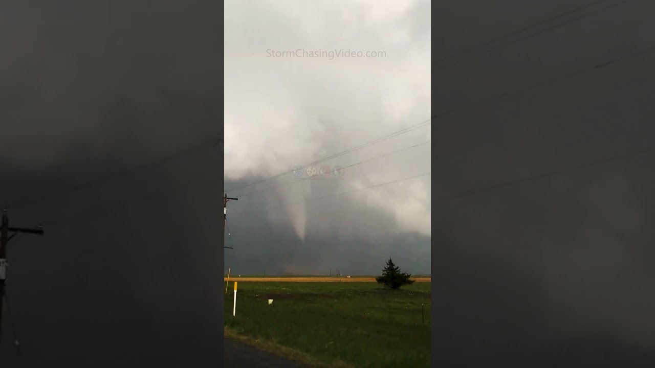 Texas Tornado chasing near Lockett TX #shorts
