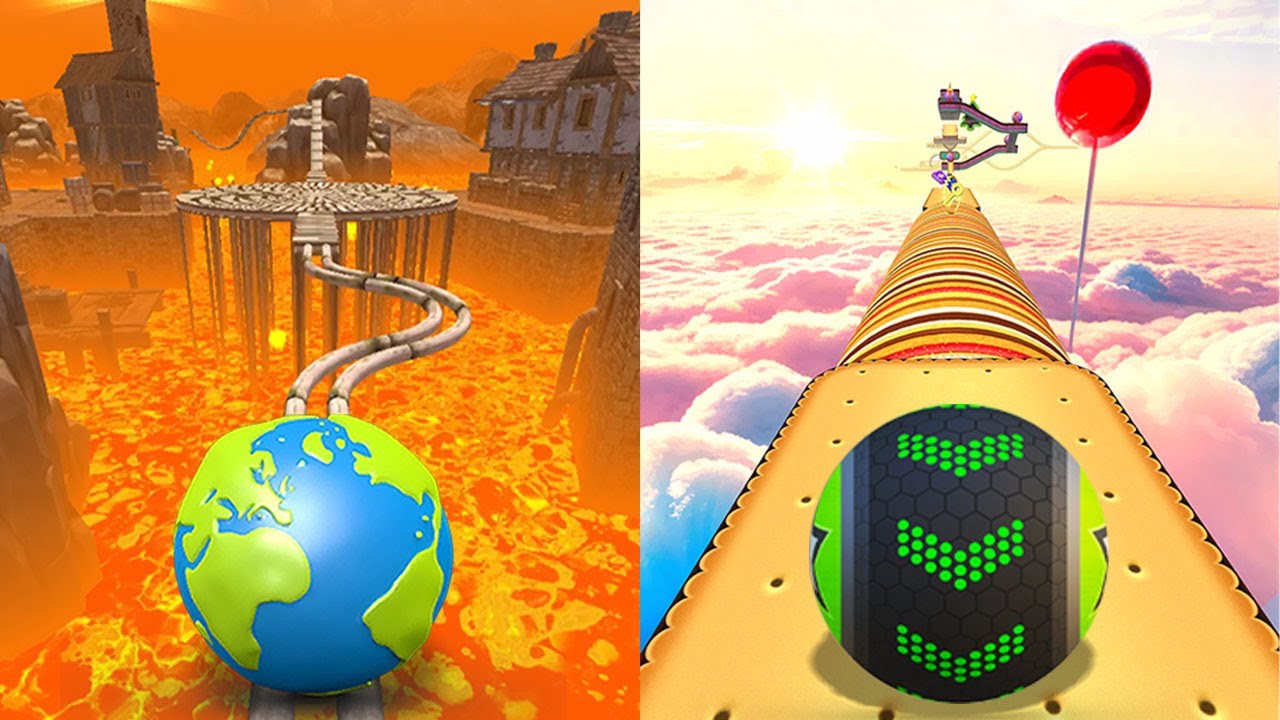 🌈 Going Balls VS Rollance Adventure Balls, Action Balls, GyroSphere Trials, Rolling Ball Sky Escape