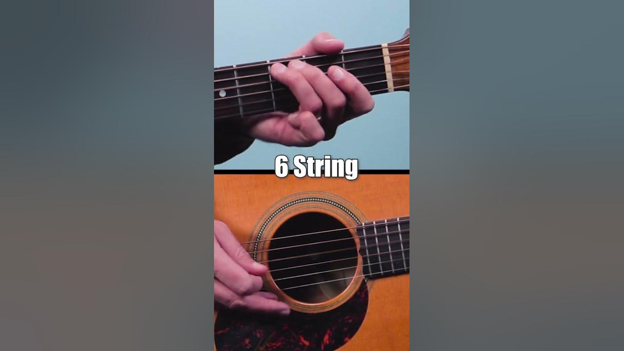 12 String Guitar VS 6 String Guitar For Blues Guitar shorts bluesguitar YouTube