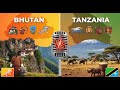 Bhutan vs Tanzania: The Himalayan Kingdom vs The Serengeti Giant