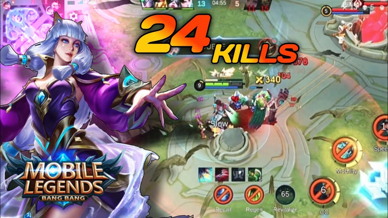 24 Kills Rampage Mode On Totally Unstoppable 😱 || Playing Moba Legends 5v5 #mobalegends5v5 #mblbb 