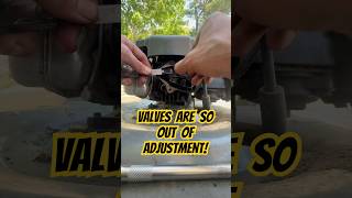 I’ll show you how to do a valve adjustment #smallenginemechanic #smallengine #lawnmower #shortsviral