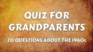 Refresh Your Memory | 1960s Trivia Quiz
