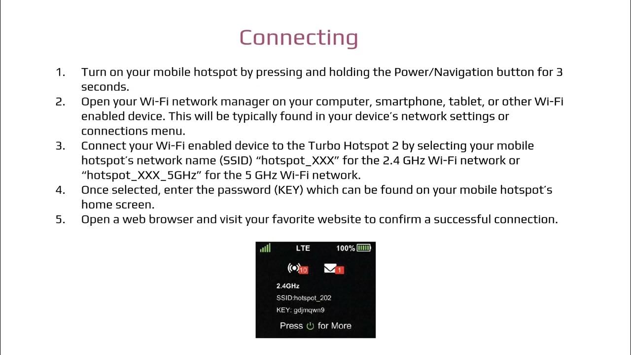 AT&T Turbo Hotspot 2 User Guide Setup and Usage Tutorial YouTube