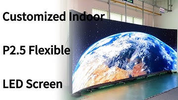 Indoor P2.5 Customized Flexible LED screen with 3D effect#nseledcloud #nseled #nseledeurope