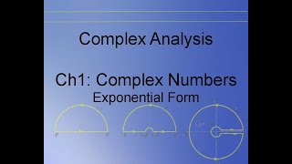 Complex Analysis Chapter 1.6 :the Exponential Form