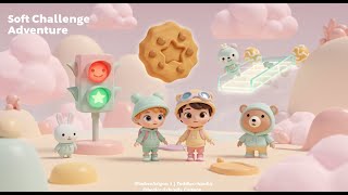 bebeAegon’s Soft Challenge Adventure 🎨🧸 | Toddler-Friendly Puzzle Play screenshot 4