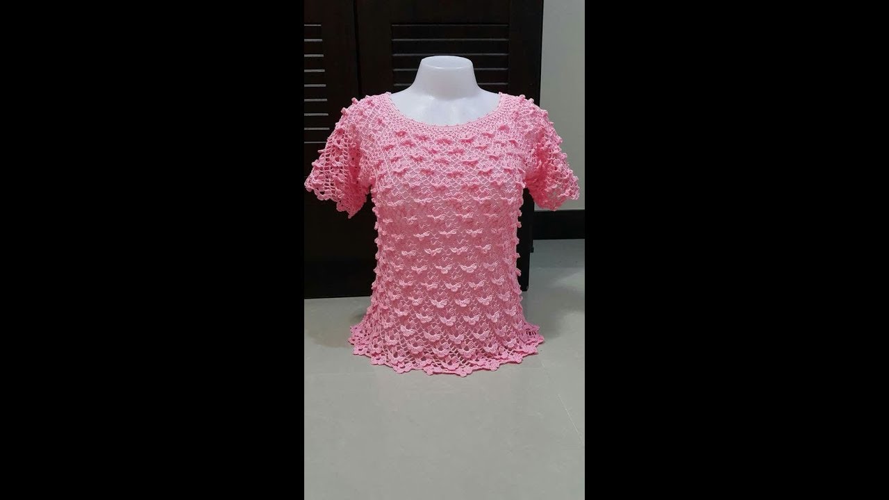 Mentalidad Panadería Grifo crochet blusa verano 2019 facil en todas las tallas - YouTube