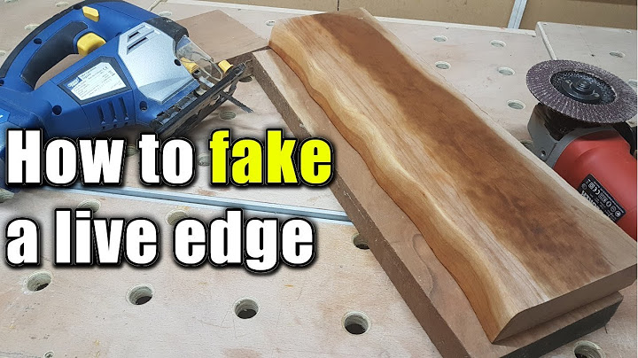 How to Fake Live Edge on a Board