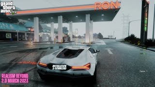 How to Download & install  Realism Beyond 2.0 March 2023 to GTA 5 || Step By Step || Showcase