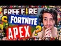 Free Fire E Fortnite Juntos