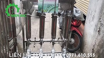 MÁY CHIẾT RÓT 4 VÒI KHÔNG DÙNG ĐIỆN - MÁY CHIẾT RÓT THỦ CÔNG GIÁ RẺ (INOX 304)