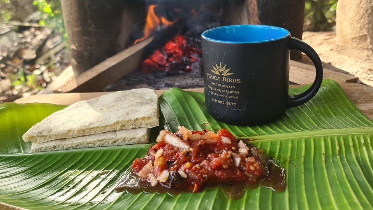 Fireside cook in the hot sun🔥☀️🌞♨️