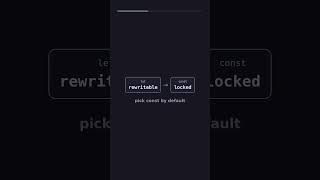 let vs const: The One Simple Rule ⚖️