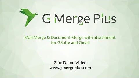 G Merge Plus - Document and Mail Merge for Google Sheets, Compliant with Google
