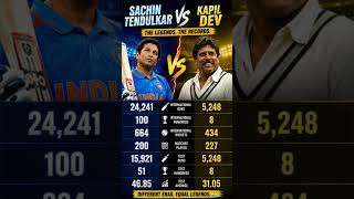 comparison between Sachin Tendulkar and Kapil Dev #ipl2026 #sachintendulkar #kapildev #godofcricket
