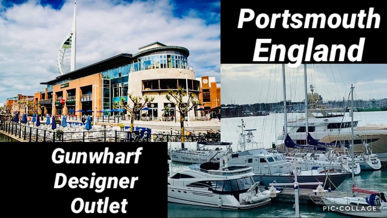 Gunwharf Quays Outlet Shopping Centre Walking Tour Portsmouth
