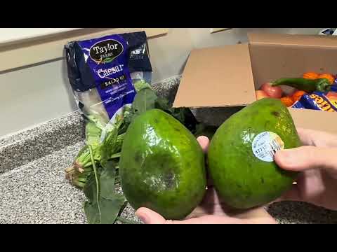 Drive Thru Food Box Distribution Unboxing