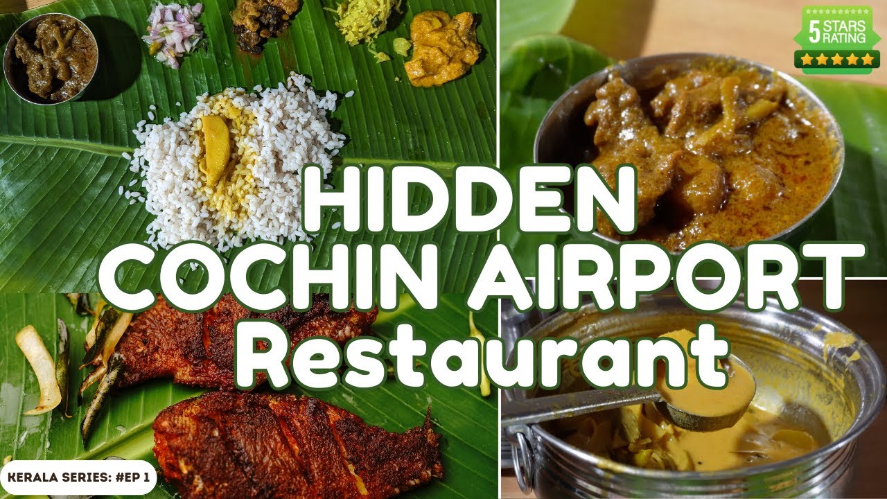 Budget Lunch at this Hidden Cochin Airport Restaurant | Angamaly Manga & Beef Curry 