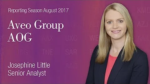 Reporting Season -  AVEO (ASX:AOG): Josephine Little, Senior Analyst