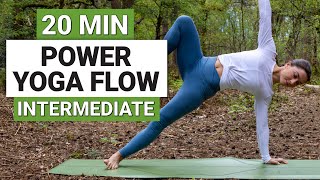 20 Min Intermediate Power Yoga Flow | Strong full Body Yoga