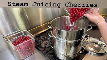 Steam Juicing Cherries with the Mehu-Liisa Steam Juicer