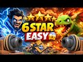 ​6 STAR EASY ! Cannon Cart &amp; Electro fire Wizard And Baby Dragon Strategy for Builder Base 2.0