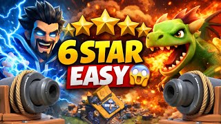 ​6 STAR EASY ! Cannon Cart &amp; Electro fire Wizard And Baby Dragon Strategy for Builder Base 2.0