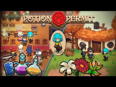 Видео: Стардью-лайк про зельевара и растения // Potion Permit #1