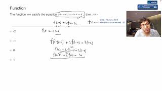 JEE Math Practice Daily Problem - 13 June 2018