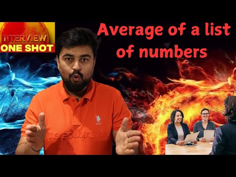 Average of a list of numbers #learnpython #coding