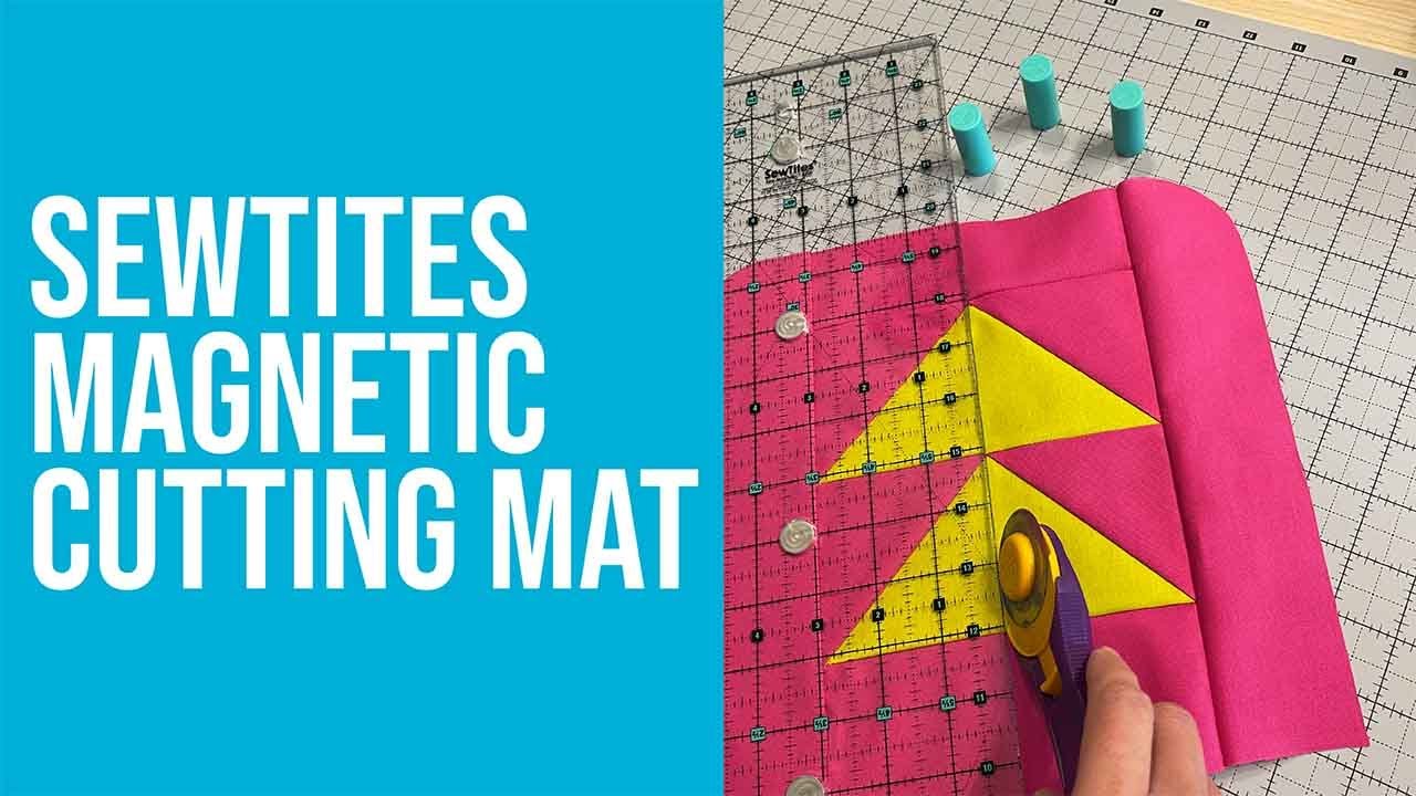 Sewtites Magnetic Cutting Mat and Ruler 