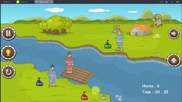 River Crossing : Logic Puzzles - 3 thieves