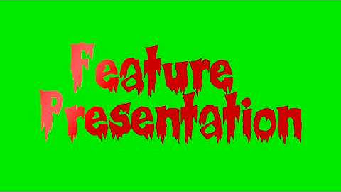 Jon Reingold Television Feature Presentation Logo Horror Remake 1st Take Green Screen!