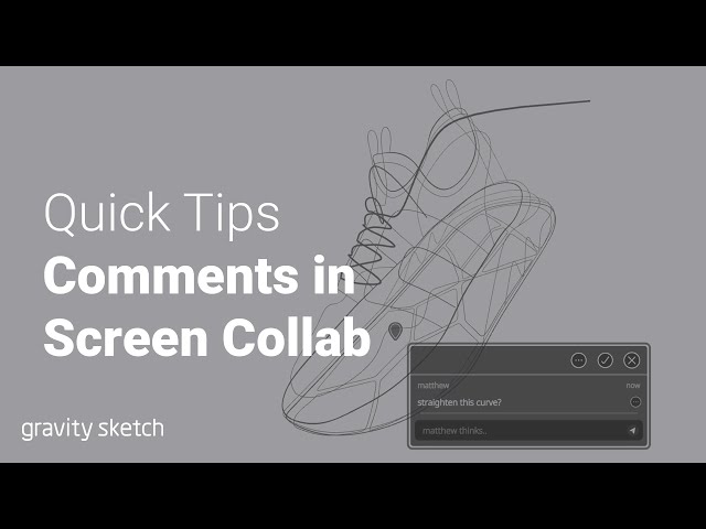 Commenting in documents  Sketch