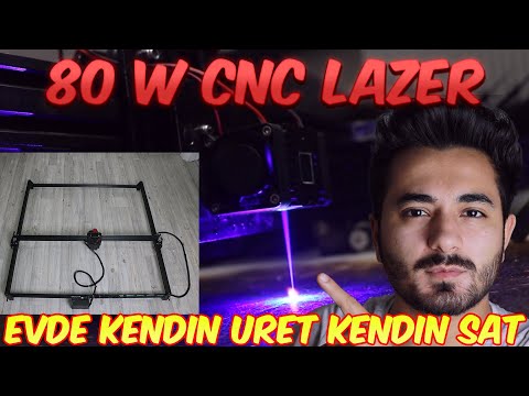 Cnc Lazer Makinası Nasıl Yapılır 80W - Evde Küçük Fabrika Kur