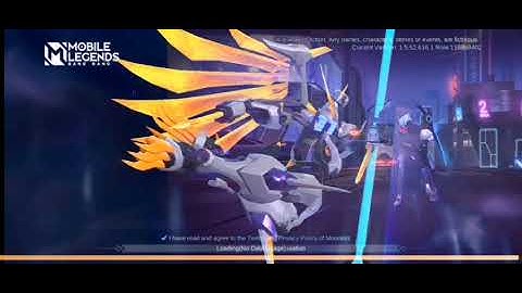 Mobile Legends Intro Loading Screen  || Saber : legend Epic S20 Skin RECHARGES