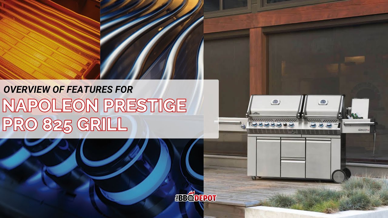 Napoleon Prestige PRO 825 Portable Grill on Cart - PRO825RSBI
